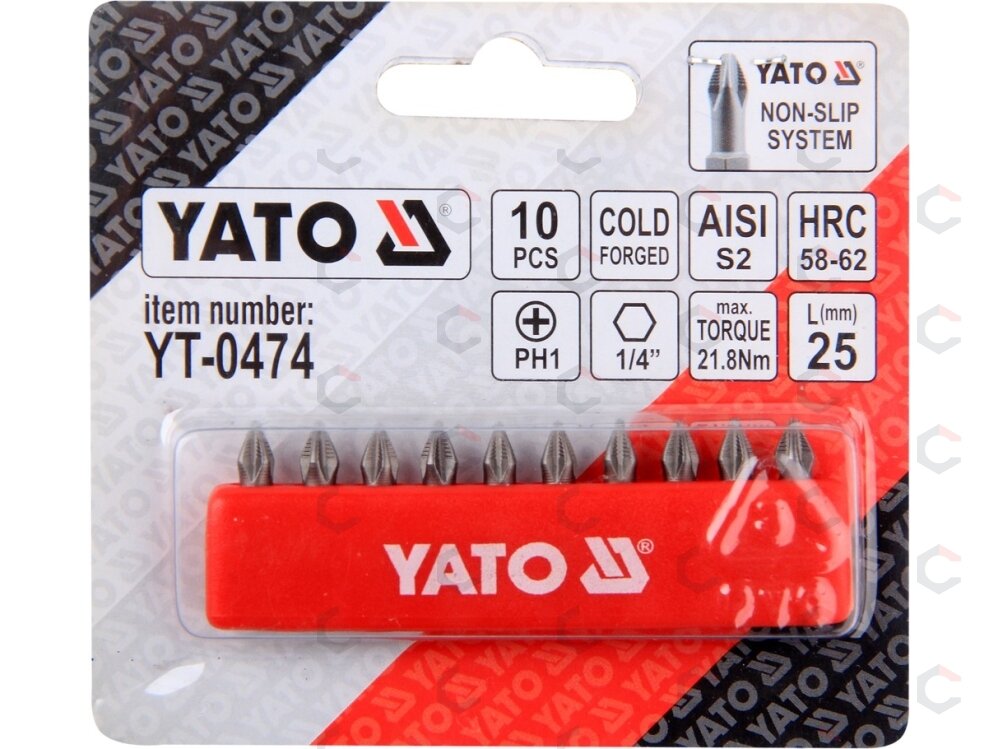 Antgalis PH1x25 mm 10 vnt. (YT-0474) 1 Antgalis PH1x25 mm 10 vnt. (YT-0474) 1