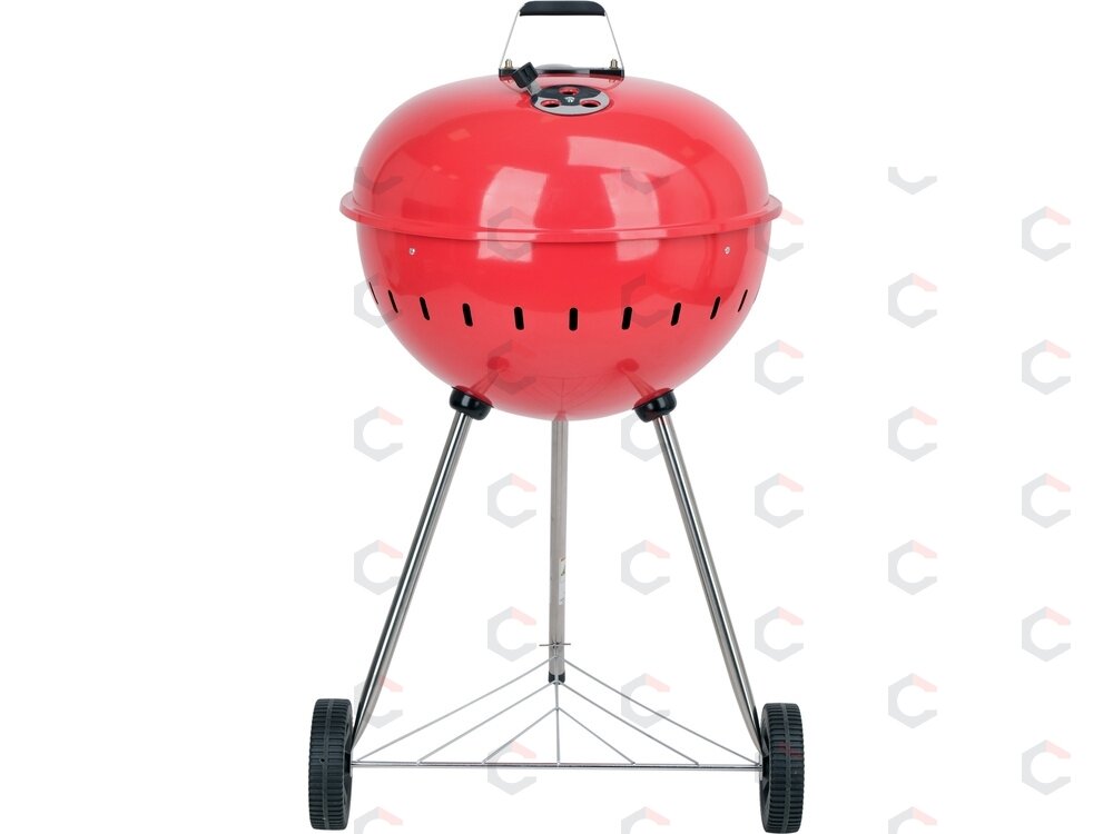 Apvali kepsninė / grilis | XXL grotelės 54 cm, raudona (YG-20304) 3