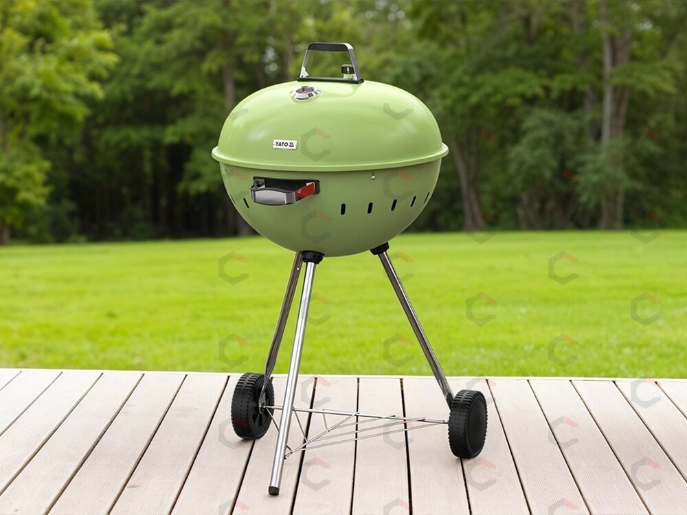 Apvali kepsninė / grilis | 54 cm | žalias (YG-20303) 11 Apvali kepsninė / grilis | 54 cm | žalias (YG-20303) 11