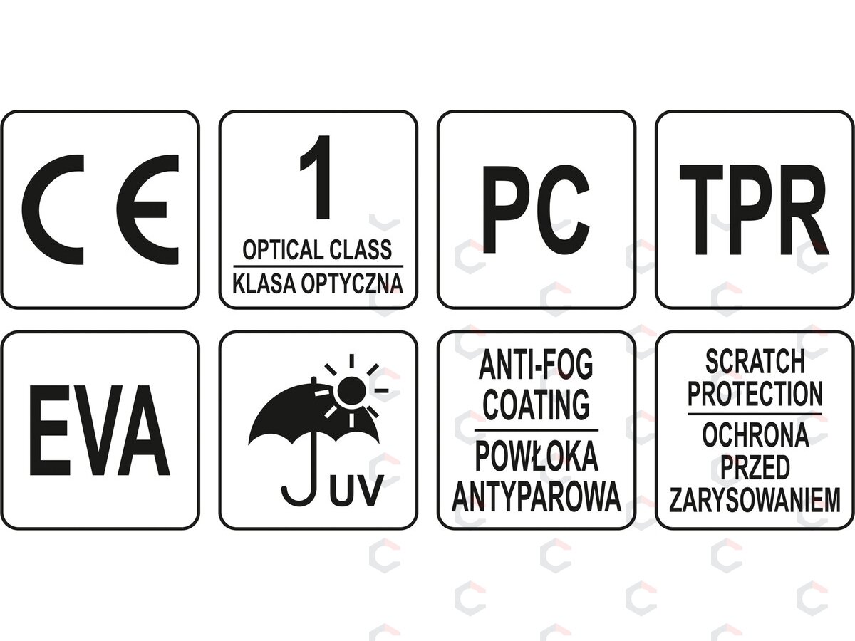 Apsauginiai akiniai komfortiniai | nerasojantys | UV fitras | juodi (YT-73702) 4 Apsauginiai akiniai komfortiniai | nerasojantys | UV fitras | juodi (YT-73702) 4