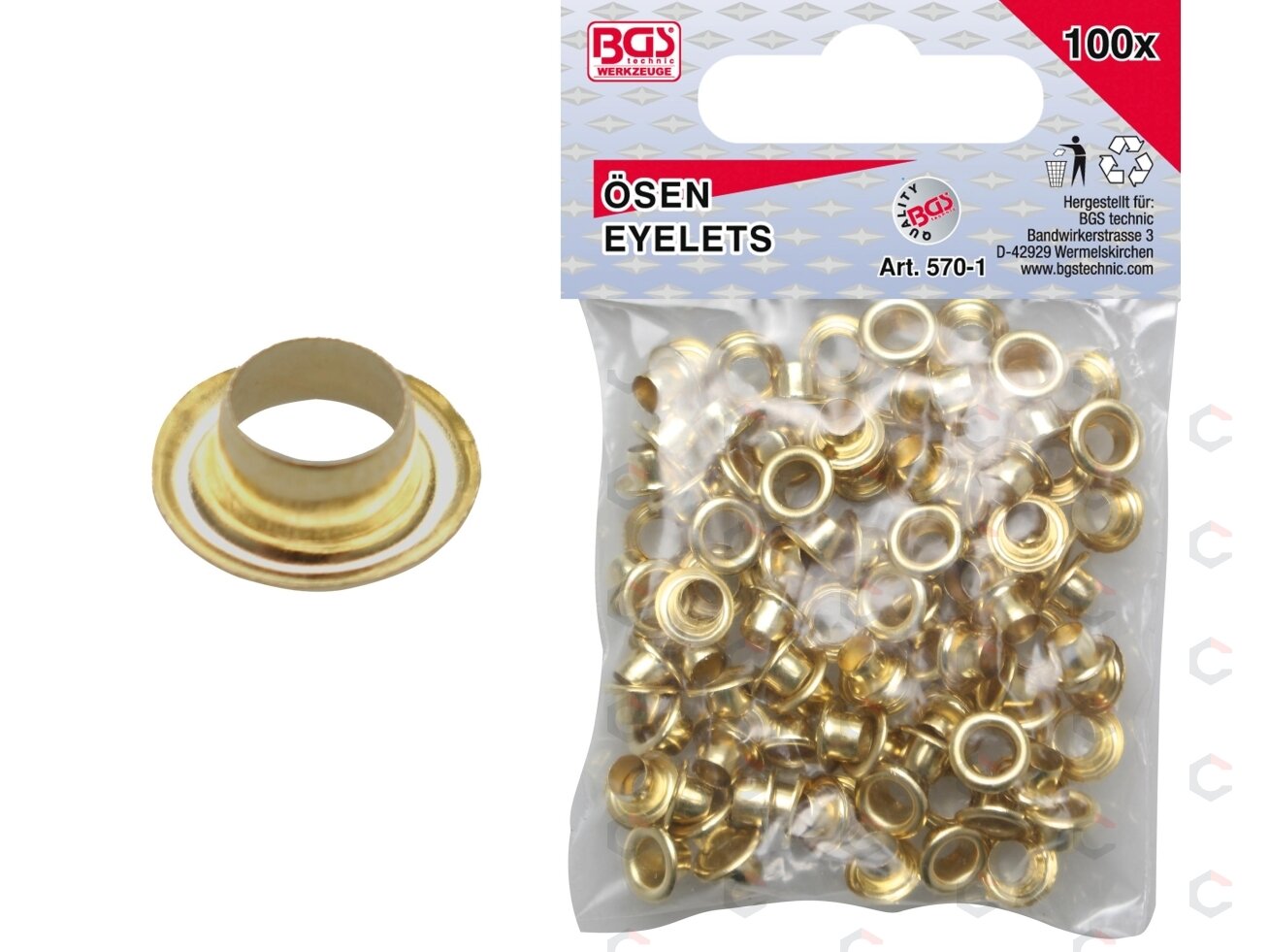 Apvalių kniedžių asortimentas | 4,5 x 5,0 mm | 100 vnt. (570-1) Apvalių kniedžių asortimentas | 4,5 x 5,0 mm | 100 vnt. (570-1)