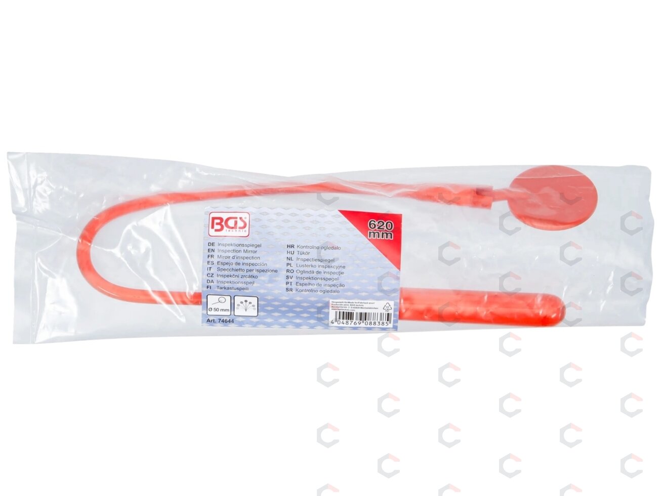 Apžiūros veidrodėlis | izoliuotas | lankstus | | Ø 50 mm | 620 mm ilgio (74644) 5 Apžiūros veidrodėlis | izoliuotas | lankstus | | Ø 50 mm | 620 mm ilgio (74644) 5
