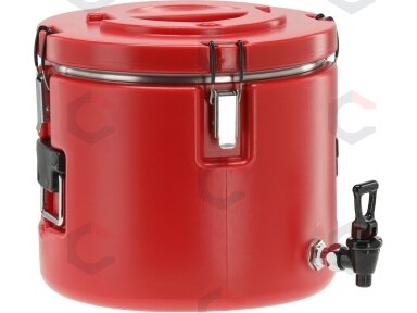 Termosas maisto transportavimui apvalus | su čiaupu | 9l (YG-09230) Termosas maisto transportavimui apvalus | su čiaupu | 9l (YG-09230)