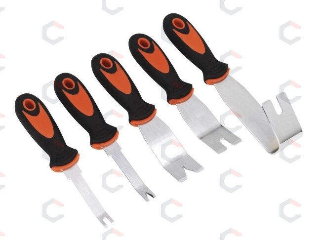 Apdailos ir kitų klipsų specialus ardymo rinkinys | 5 vnt. (SK1497) 1 Apdailos ir kitų klipsų specialus ardymo rinkinys | 5 vnt. (SK1497) 1