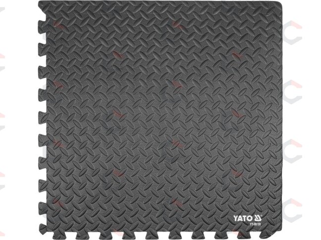 Apsauginis kilimėlis automobilių dirbtuvėms ar treniruoklių salei | 6 vnt / 60x60 cm (YT-08780) 2 Apsauginis kilimėlis automobilių dirbtuvėms ar treniruoklių salei | 6 vnt / 60x60 cm (YT-08780) 2
