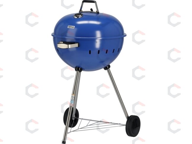 Apvali kepsninė / grilis | 54 cm | mėlynas (YG-20302) 1 Apvali kepsninė / grilis | 54 cm | mėlynas (YG-20302) 1
