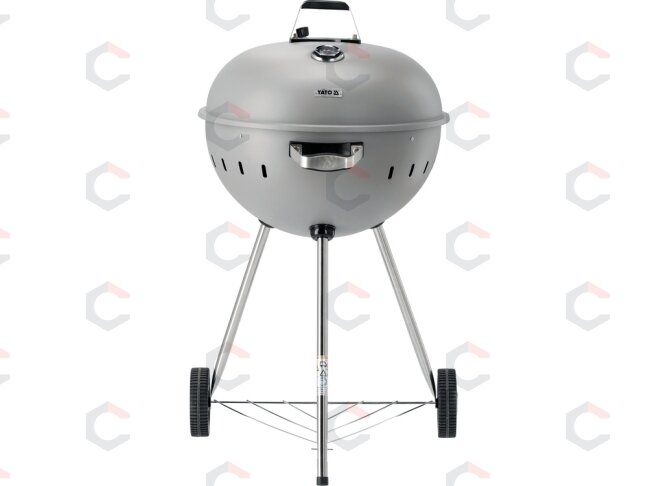 Apvali kepsninė / grilis | Ø 54 cm, pilka | ant ratukų (YG-20301) 1 Apvali kepsninė / grilis | Ø 54 cm, pilka | ant ratukų (YG-20301) 1