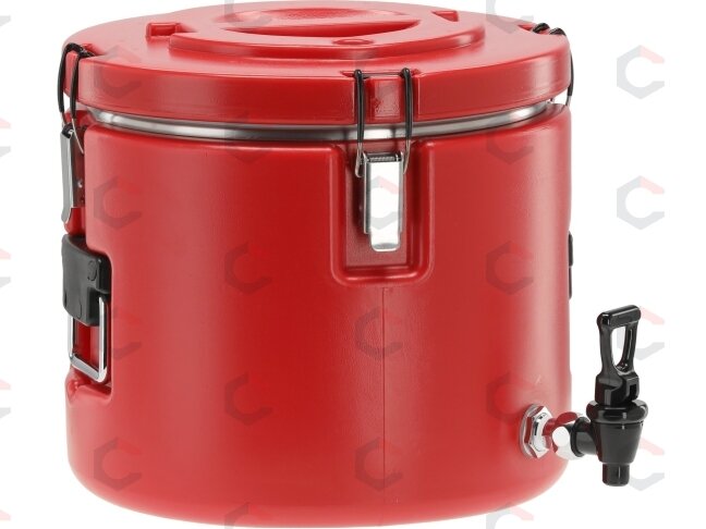 Termosas maisto transportavimui apvalus | su čiaupu | 15l (YG-09231) Termosas maisto transportavimui apvalus | su čiaupu | 15l (YG-09231)