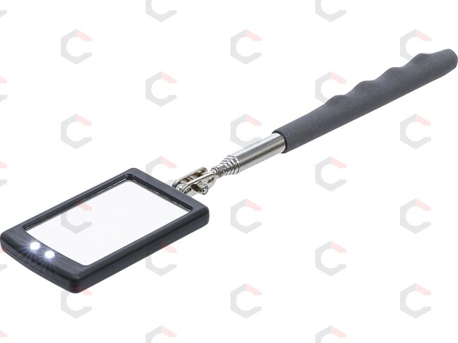 Apžiūrėjimo veidrodis su LED | 290 - 876 mm (99302) 1 Apžiūrėjimo veidrodis su LED | 290 - 876 mm (99302) 1