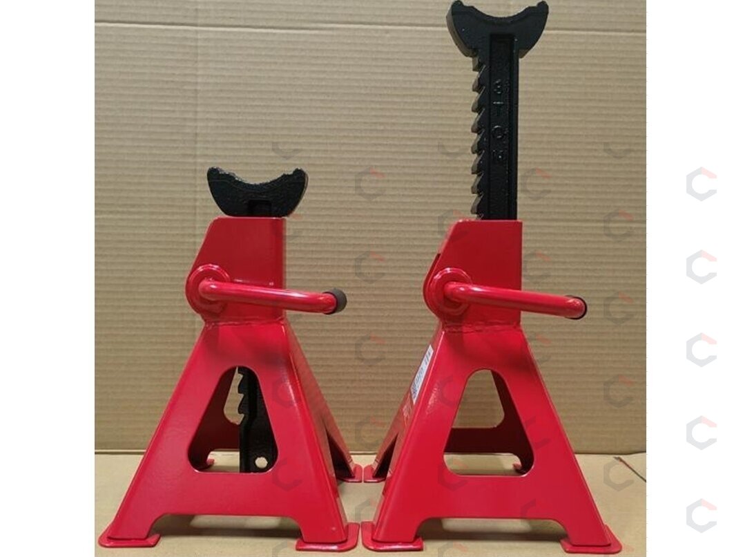 Atramų komplektas 1.5 t | su padais | 280-420 mm | 2 vnt. (JS2T) 4 Atramų komplektas 1.5 t | su padais | 280-420 mm | 2 vnt. (JS2T) 4
