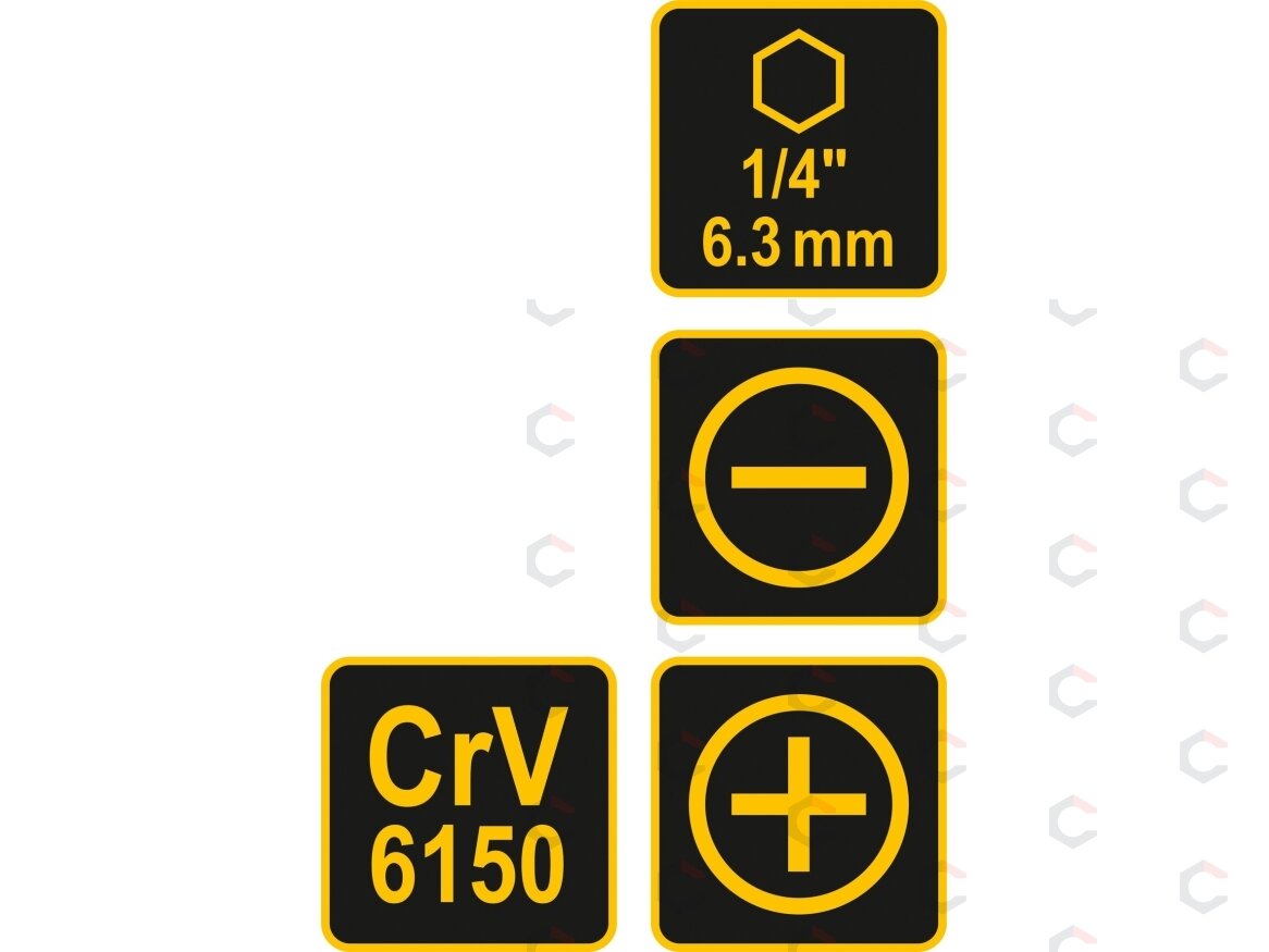 Atsuktuvas keičiamas / dvipusis (64952) 6 Atsuktuvas keičiamas / dvipusis (64952) 6