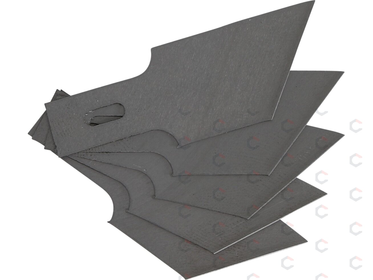 Atsarginių grandiklių ašmenų rinkinys, skirtas BGS 364 | 0,6 x 16 mm x 53° | 5 vnt. (364-16x53) 1 Atsarginių grandiklių ašmenų rinkinys, skirtas BGS 364 | 0,6 x 16 mm x 53° | 5 vnt. (364-16x53) 1