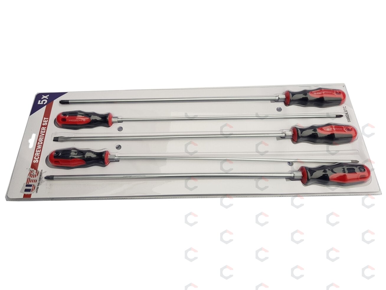 Atsuktuvų rinkinys | ilgas tipas | 450 mm | PH / PZ / SL | 5 vnt. (SK5024) 5