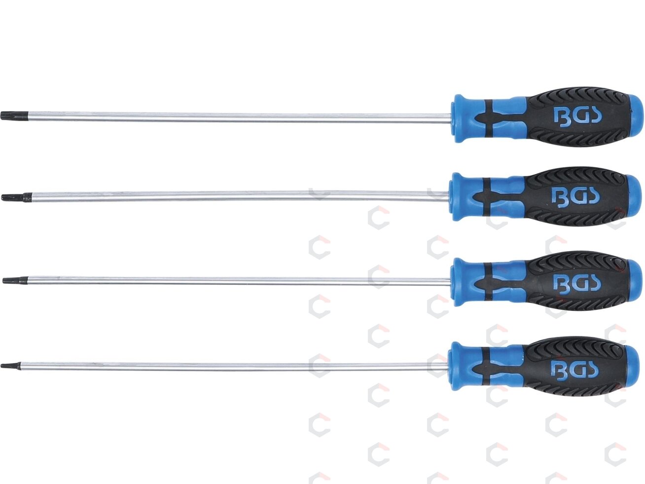 Atsuktuvų rinkinys | ilgas tipas | T-star (Torx) T15 - T30 | 4 vnt. (4943) 1 Atsuktuvų rinkinys | ilgas tipas | T-star (Torx) T15 - T30 | 4 vnt. (4943) 1