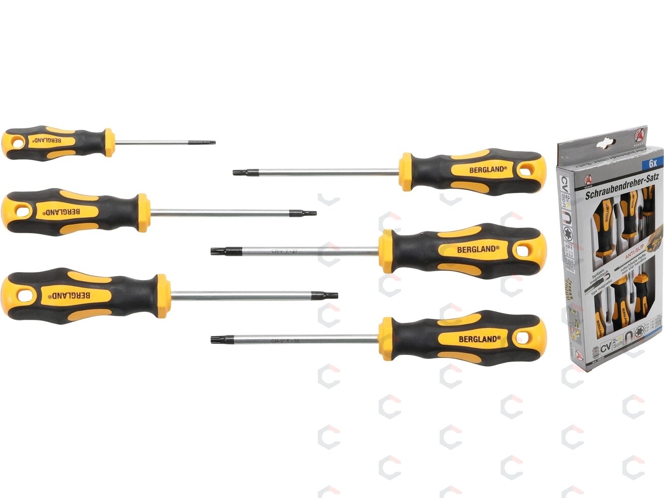 Atsuktuvų rinkinys | T-Star (Torx) T10-T30 | 6 vnt. (35826) 3