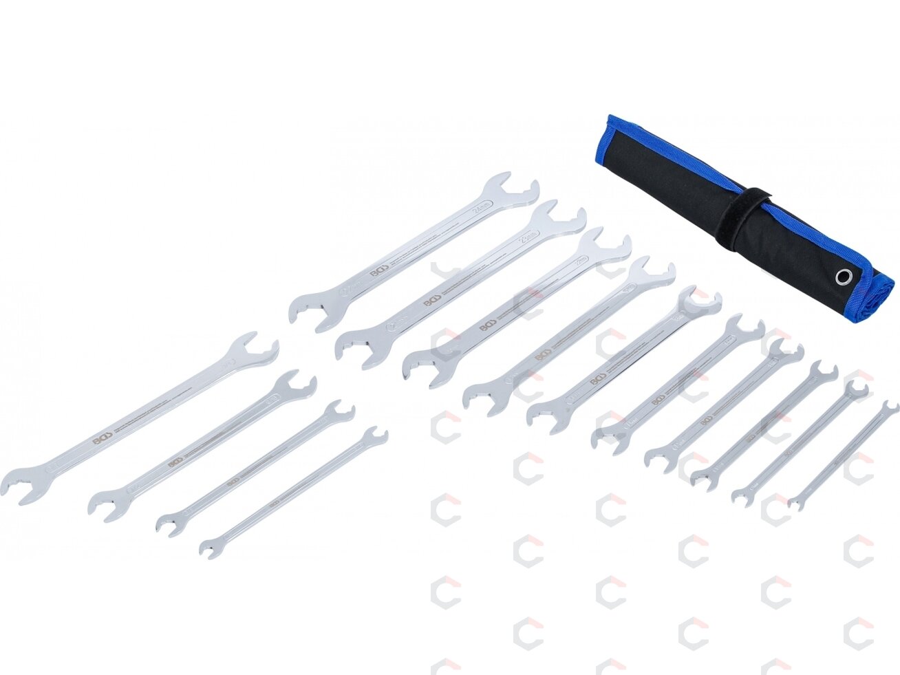 Atvirų terkšlinių veržliarakčių rinkinys | ypač plonas | 6–22 mm / 1/4"–3/4" | 14 vnt. (74584) Atvirų terkšlinių veržliarakčių rinkinys | ypač plonas | 6–22 mm / 1/4"–3/4" | 14 vnt. (74584)