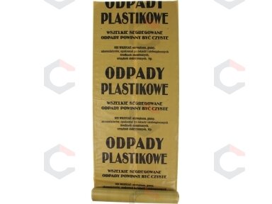 Atliekų maišelis plastikui | 60L / 15 vnt. (10000)