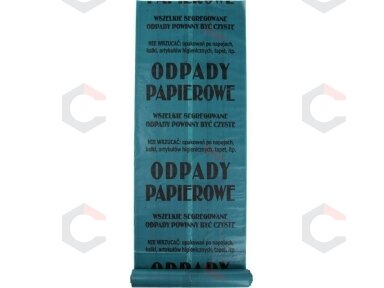 Atliekų maišelis popieriui | 60L / 15 vnt. (10001)