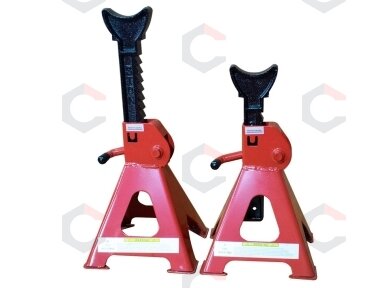 Atramų komplektas 1.5 t | su padais | 280-420 mm | 2 vnt. (JS2T) Atramų komplektas 1.5 t | su padais | 280-420 mm | 2 vnt. (JS2T)