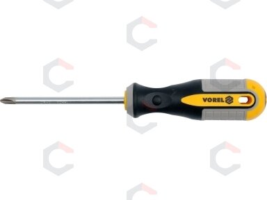 Atsuktuvas kryžminis Cr-V, PH2x100 mm (60966) Atsuktuvas kryžminis Cr-V, PH2x100 mm (60966)