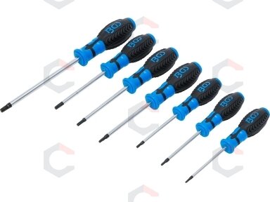 Atsuktuvų rinkinys | T-Star su skyle (Torx) | T10 - T40 | 7 vnt. (7841)