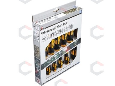 Atsuktuvų rinkinys | T-Star (Torx) | T6-T40 | 11 vnt. (7844)
