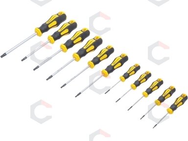 Atsuktuvų rinkinys | T-Star (Torx) | T6-T40 | 11 vnt. (7844)