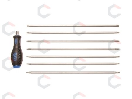 TORX ir TORX Plus atsuktuvų rinkinys | T10–T40 | 8 vnt. (2325) TORX ir TORX Plus atsuktuvų rinkinys | T10–T40 | 8 vnt. (2325)