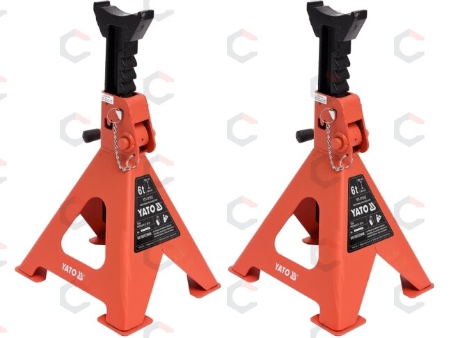 Atrama automobiliui 6 t | 382-600 mm | 2 vnt. (YT-17312) Atrama automobiliui 6 t | 382-600 mm | 2 vnt. (YT-17312)