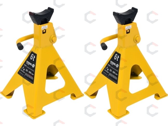 Atramų komplektas | 382- 600 mm / 6T | 2 vnt. (80309) 2 Atramų komplektas | 382- 600 mm / 6T | 2 vnt. (80309) 2