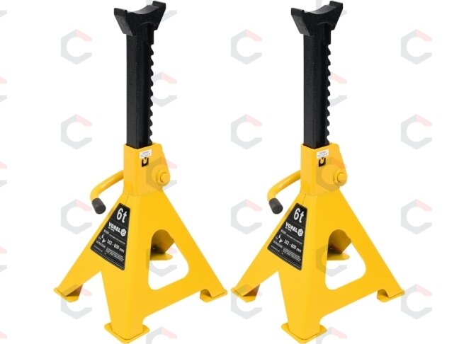 Atramų komplektas | 382- 600 mm / 6T | 2 vnt. (80309) Atramų komplektas | 382- 600 mm / 6T | 2 vnt. (80309)