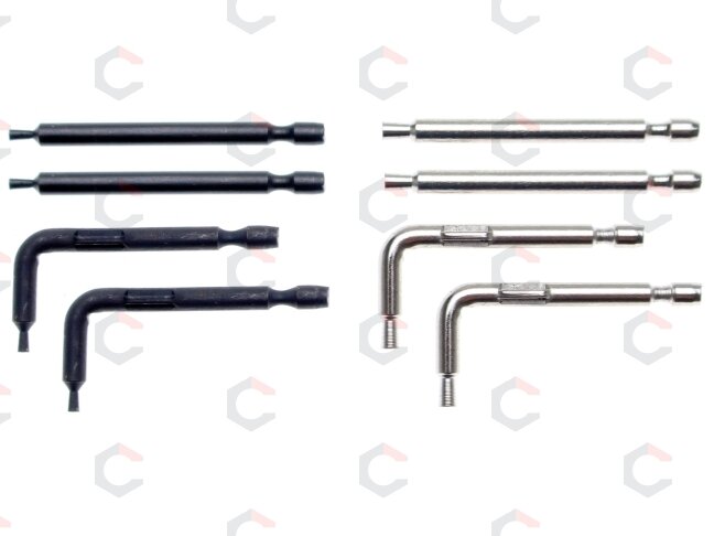 Atsarginiai antgaliai skirti žiedinių replių žnyplėms | 4 poros | BGS 8831-1 (8831-2) 2 Atsarginiai antgaliai skirti žiedinių replių žnyplėms | 4 poros | BGS 8831-1 (8831-2) 2