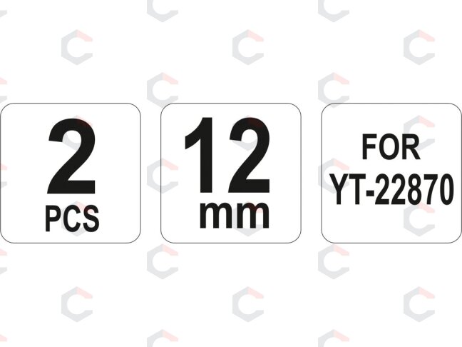 Atsarginiai peiliai hidraulinėms žirklėms YT-22870 (YT-22873) 1 Atsarginiai peiliai hidraulinėms žirklėms YT-22870 (YT-22873) 1