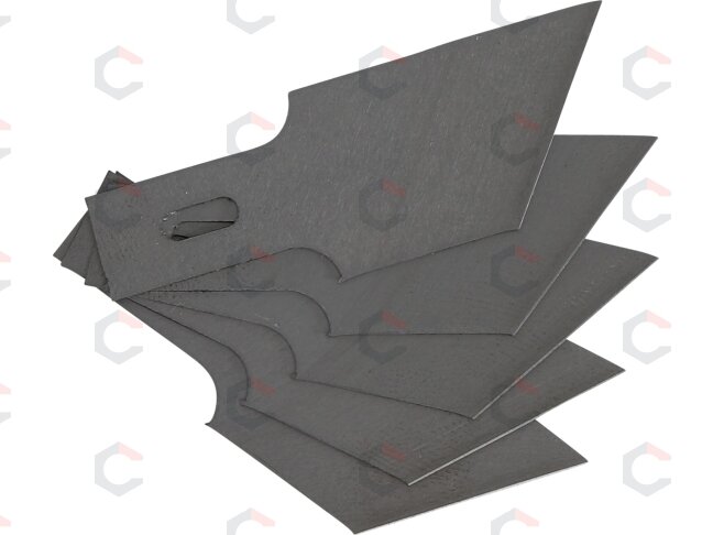 Atsarginių grandiklių ašmenų rinkinys, skirtas BGS 364 | 0,6 x 16 mm x 53° | 5 vnt. (364-16x53) 1 Atsarginių grandiklių ašmenų rinkinys, skirtas BGS 364 | 0,6 x 16 mm x 53° | 5 vnt. (364-16x53) 1