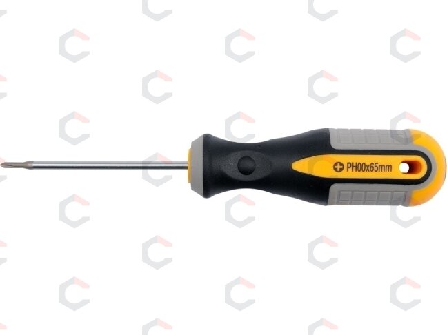 Atsuktuvas kryžminis Cr-V, PH00x65 mm (60920) Atsuktuvas kryžminis Cr-V, PH00x65 mm (60920)