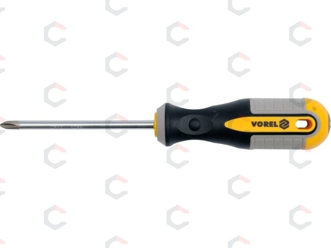 Atsuktuvas kryžminis Cr-V, PH1x75 mm (60963) Atsuktuvas kryžminis Cr-V, PH1x75 mm (60963)