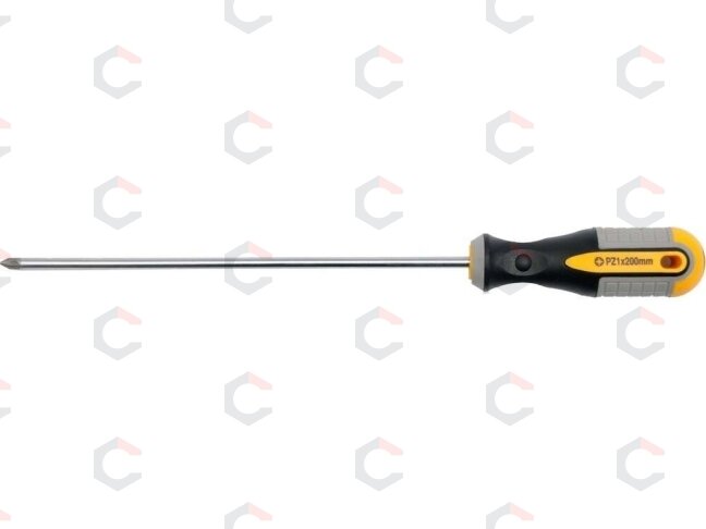 Atsuktuvas kryžminis Cr-V, PZ2x100 mm (60936) Atsuktuvas kryžminis Cr-V, PZ2x100 mm (60936)