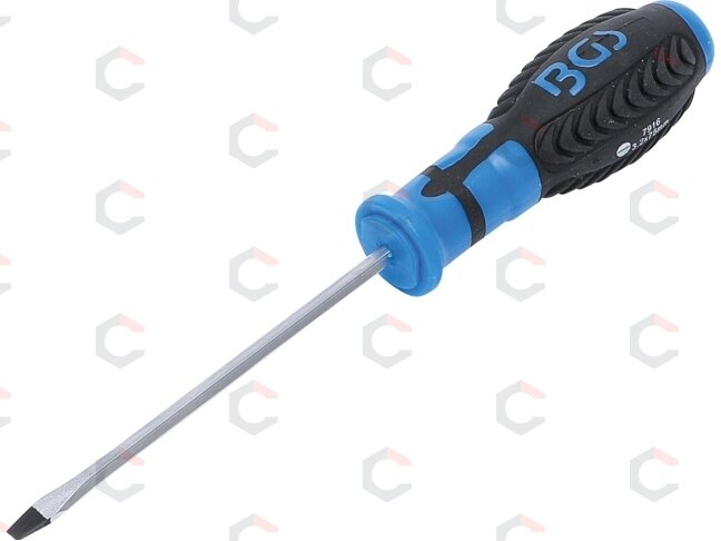 Atsuktuvas | Plokščias SL 3,2 mm | Ašmenų ilgis 75 mm (7916) Atsuktuvas | Plokščias SL 3,2 mm | Ašmenų ilgis 75 mm (7916)