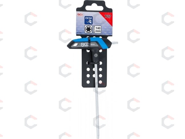 Atsuktuvas su T formos rankena | T-Star (Torx) | T27 (7614) 2