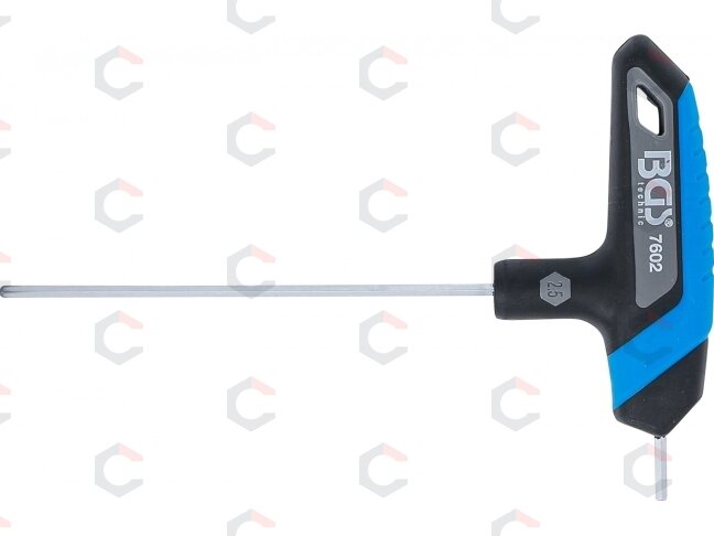 Atsuktuvas su T formos rankena | vidinis šešiakampis | 2.5 mm (7602) 2 Atsuktuvas su T formos rankena | vidinis šešiakampis | 2.5 mm (7602) 2