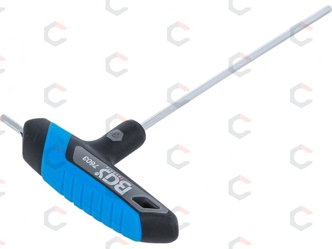 Atsuktuvas su T formos rankena | vidinis šešiakampis | 3 mm (7603) 1