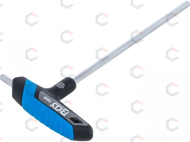 Atsuktuvas su T formos rankena | vidinis šešiakampis | 5 mm (7605) 1 Atsuktuvas su T formos rankena | vidinis šešiakampis | 5 mm (7605) 1