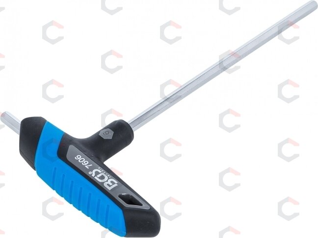 Atsuktuvas su T formos rankena | vidinis šešiakampis | 6 mm (7606) 3 Atsuktuvas su T formos rankena | vidinis šešiakampis | 6 mm (7606) 3