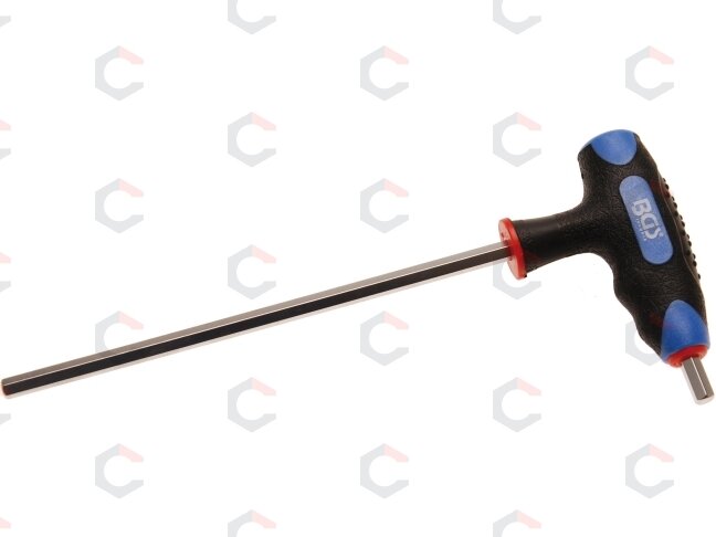 Atsuktuvas su T-rankenėle ir šonine geležte | hex šešiakampis 6 mm (4010-6) Atsuktuvas su T-rankenėle ir šonine geležte | hex šešiakampis 6 mm (4010-6)