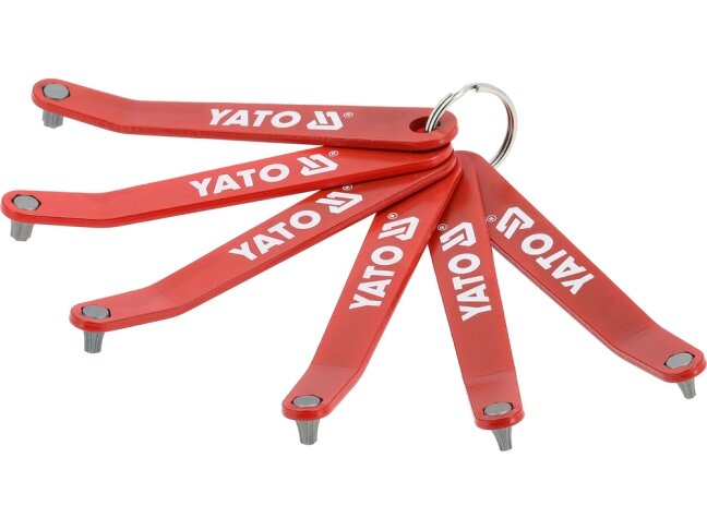 Žemo profilio Torx atsuktuvų rinkinys | T10–T30 | 6 vnt. (YT-77751) 1 Žemo profilio Torx atsuktuvų rinkinys | T10–T30 | 6 vnt. (YT-77751) 1