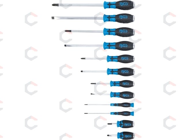Atsuktuvų rinkinys | su 6,3 mm (1/4") vidiniu kvadratu | kalami | 12 vnt. (7896) 7 Atsuktuvų rinkinys | su 6,3 mm (1/4") vidiniu kvadratu | kalami | 12 vnt. (7896) 7