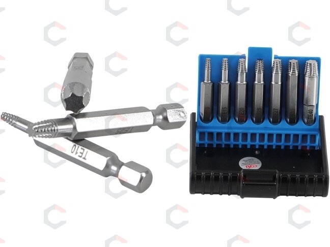 Atsuktuvų rinkinys | sugadintiems T-Star (Torx) T10 - T40 | 7 vnt. (5284) Atsuktuvų rinkinys | sugadintiems T-Star (Torx) T10 - T40 | 7 vnt. (5284)