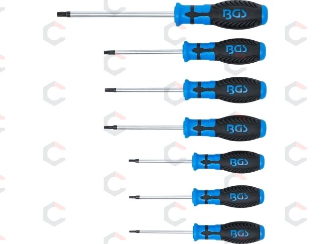 Atsuktuvų rinkinys | T-Star su skyle (Torx) | T10 - T40 | 7 vnt. (7841) 1 Atsuktuvų rinkinys | T-Star su skyle (Torx) | T10 - T40 | 7 vnt. (7841) 1