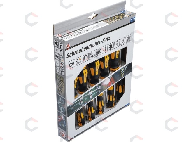 Atsuktuvų rinkinys | T-Star su skyle (Torx) | T6-T40 | 11 vnt. (7845) 1