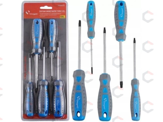 Atsuktuvų rinkinys | T-Star (Torx) | T10 - T30 | 5 vnt. (SK5030) 1 Atsuktuvų rinkinys | T-Star (Torx) | T10 - T30 | 5 vnt. (SK5030) 1